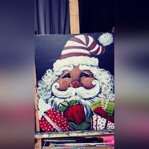 16×20 Acrylic on stretched canvas Santa